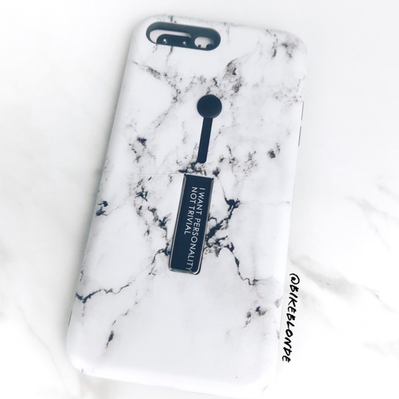LAST 1! NEW iPhone XS Max Marble Grip Stand Case - Picture 2 of 6